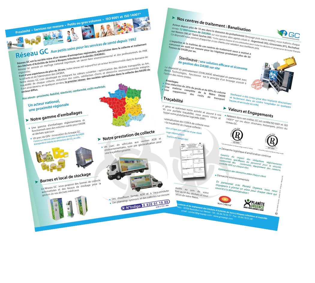 Supports imprimés Réseau GC