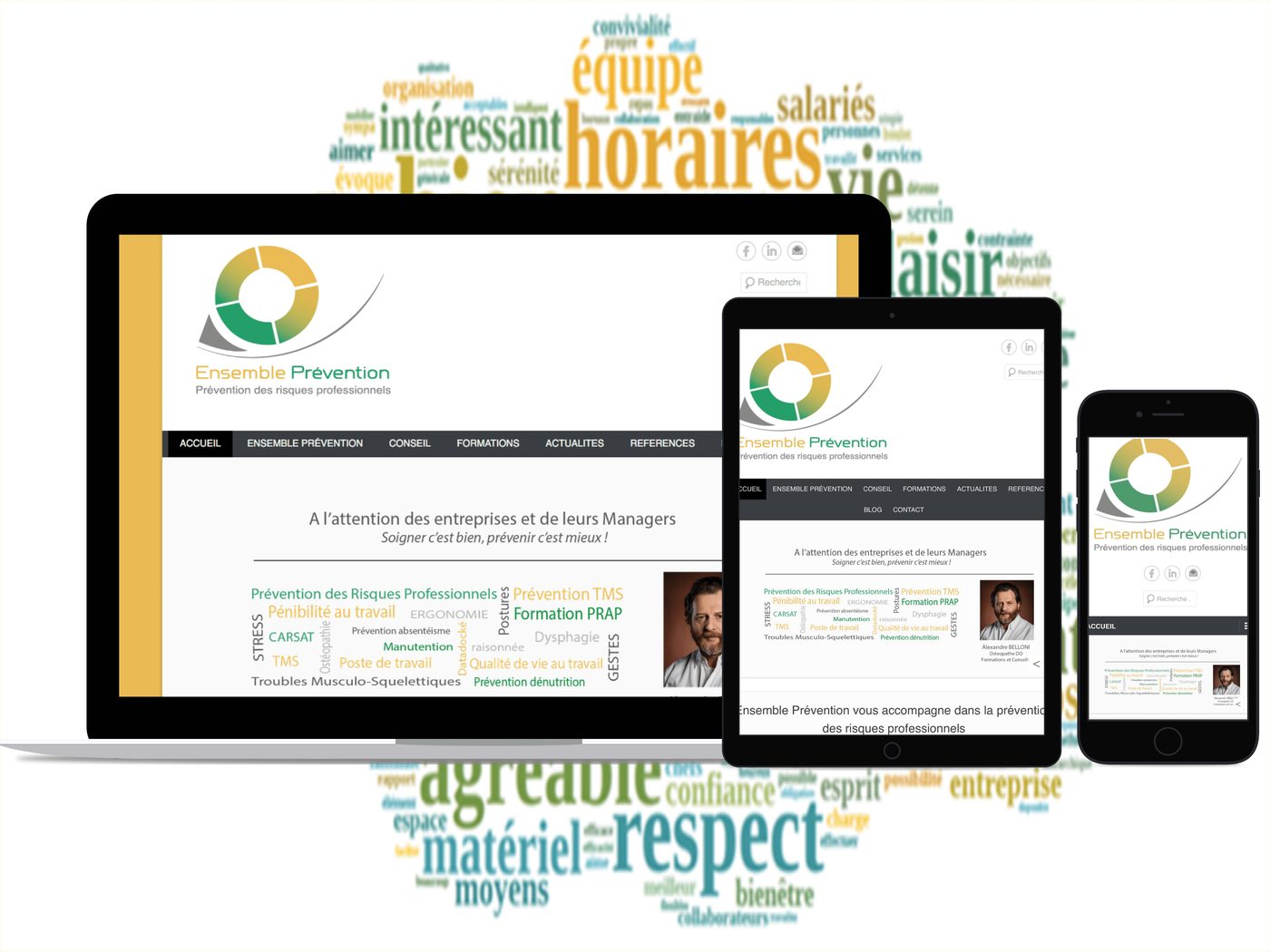 Prévention des risques professionnels — création de site