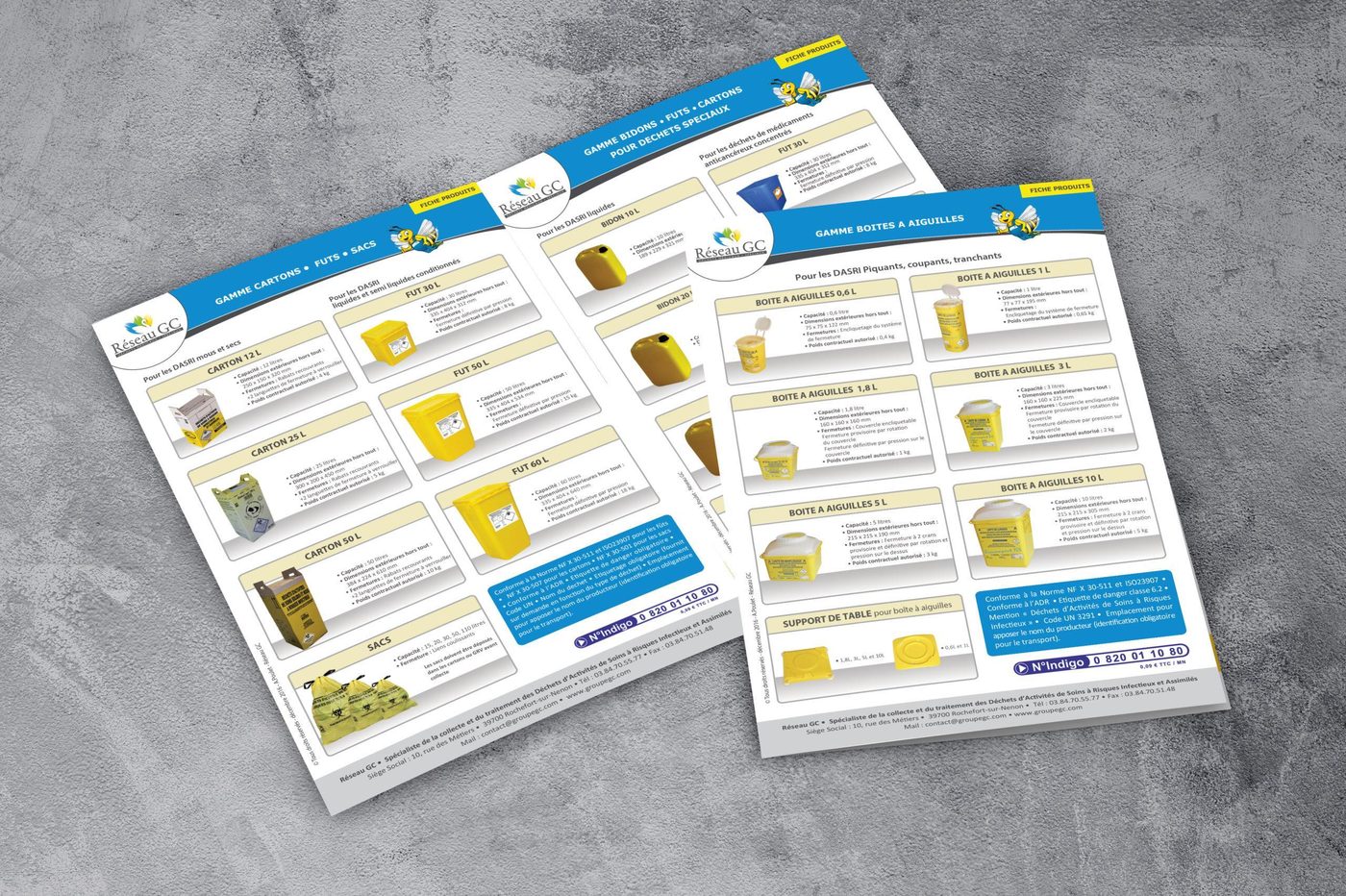 Fiches produits