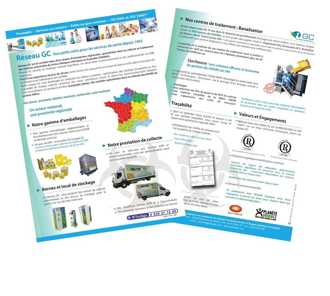 Réseau GC printed materials
